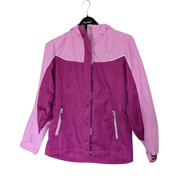 GERRY Pink Zip-up Windbreaker Girl's XL Ages 14-16 - Picture 1 of 10